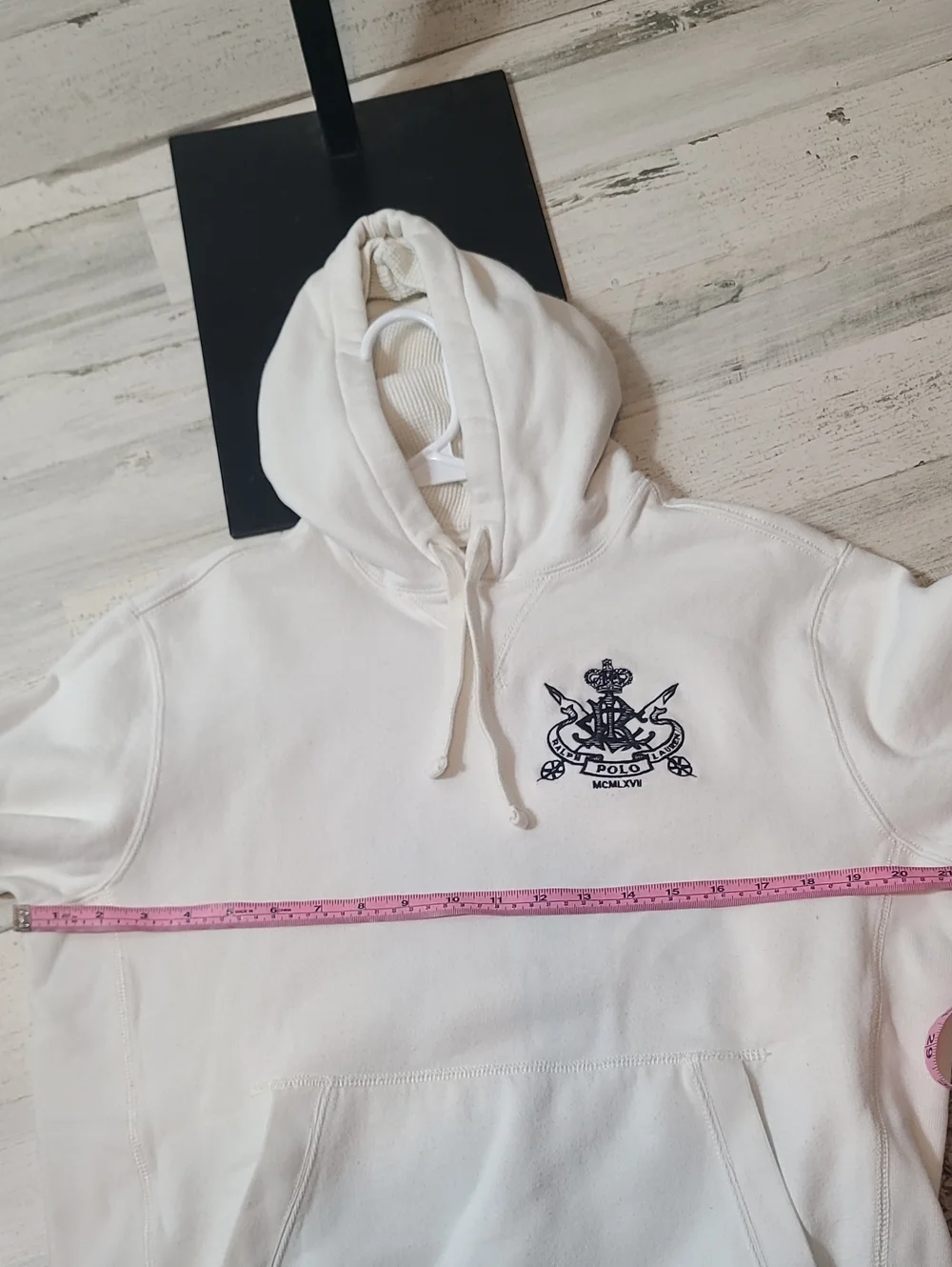 Vintage Polo Ralph Lauren waffle knit Hoodie MCMLXVII Size Med